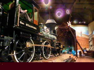 First Engine for Central Pacific, California Railroad Museum, Sacramento CA