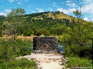 Original site for Sutter's Mill on the American River.