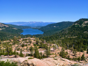 Crest of Sierra Nevada range at Donnor Pass.