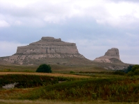 Courthouse Rock and Jail Rock. Click for larger picture. Courthouse Rock and Jail Rock.