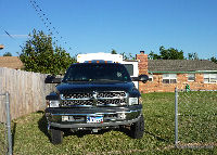 Rig in Friends Yard. Tight Fit.