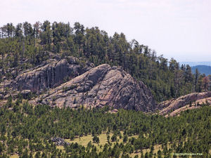 Heddy Draw and protruding rocks