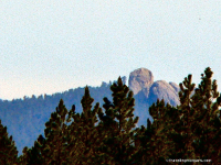 Little Devils Tower from a distance. Click for larger picture. Little Devils Tower from Distance