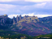 The Needles from Mt. Coolidge.
