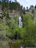 Bridal Veil Falls in Spearfish Canyon
